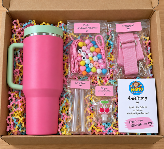 DIY Thermobecher-Set für Kindergeburtstage – mit Namen personalisieren