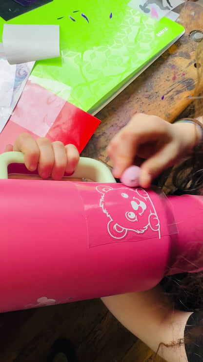 🎨 Thermo-Becher Kreativ-Paket – Gestalte deinen eigenen Becher!